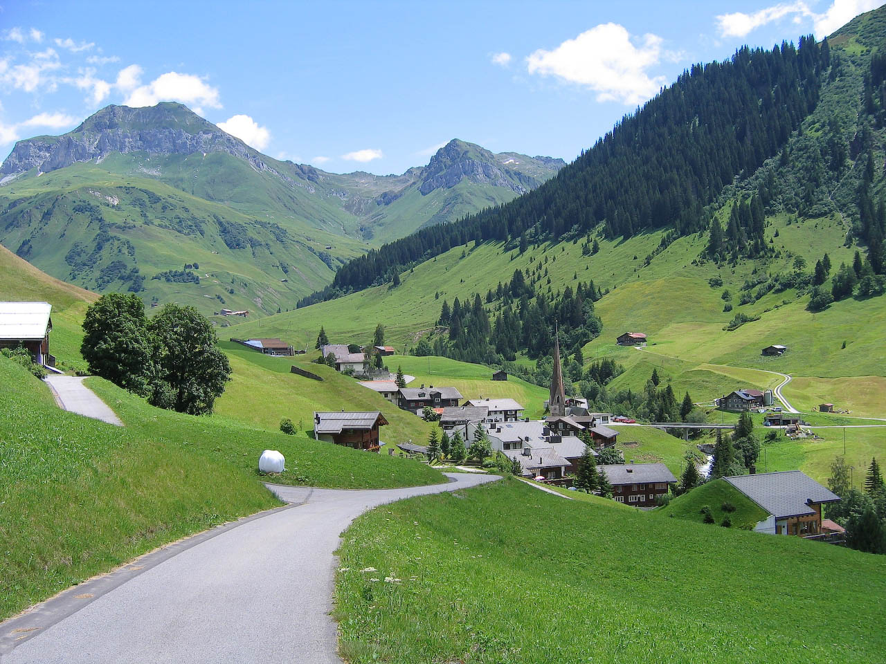 Liechtenstein, Europe, Landscape overview